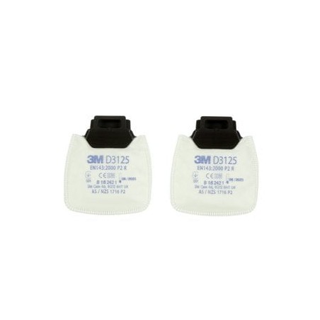 Φίλτρο 3Μ™ D3125 P2 R για μάσκα 3M™ Secure Click™ HF802 SD σετ