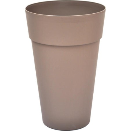 Γλάστρα πλαστική Houston 40x63 cm, χρώμα tortora – Δημιουργεί αίσθηση πολυτέλειας χωρίς κόπο | iroots.gr