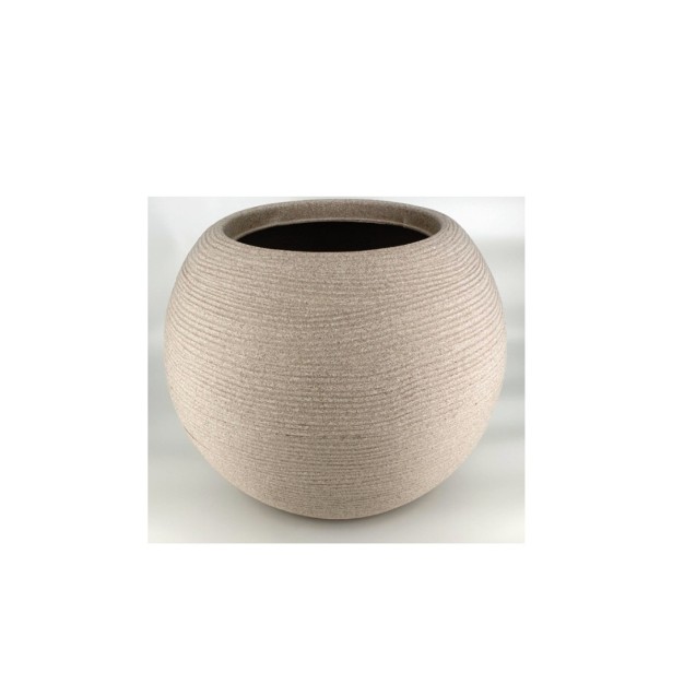 Γλάστρα πλαστική Shabby rotational caspo 40εκ διάμετρος x 33εκ ύψος, χρώματος corda – Αναβαθμίζει άμεσα τον χώρο σου | iroots.gr