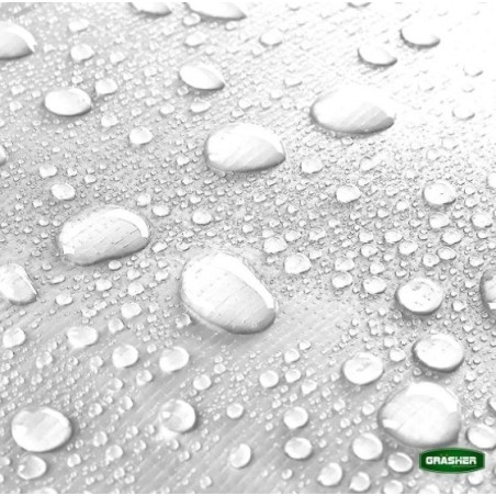 Μουσαμάς - Τέντα 8x12m 190gr/m² GRASHER Με Κρίκους Αδιάβροχος χρώμα λευκό – Δημιουργεί αίσθηση πολυτέλειας χωρίς κόπο | iroots.g