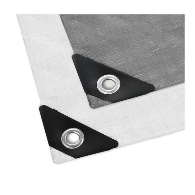 Μουσαμάς - Τέντα 8x12m 190gr/m² GRASHER Με Κρίκους Αδιάβροχος χρώμα λευκό – Δημιουργεί αίσθηση πολυτέλειας χωρίς κόπο | iroots.g