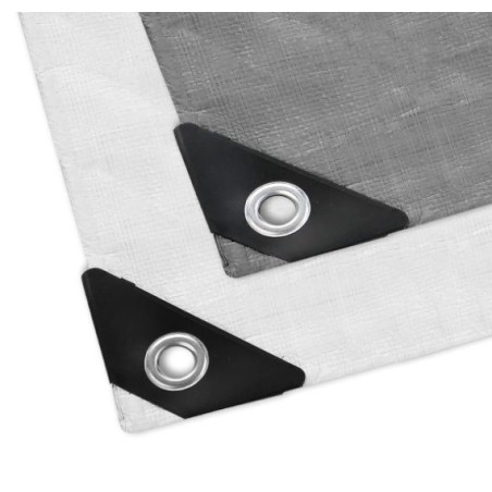 Μουσαμάς - Τέντα 8x12m 190gr/m² GRASHER Με Κρίκους Αδιάβροχος χρώμα λευκό – Δημιουργεί αίσθηση πολυτέλειας χωρίς κόπο | iroots.g