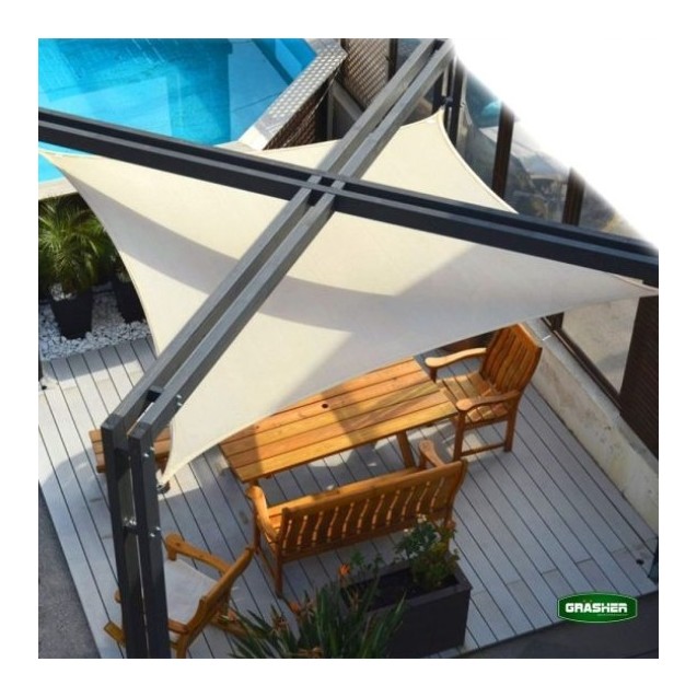 Πανί Σκίασης Τετράγωνο GRASHER 180gr/m² Εκρού 4x6m