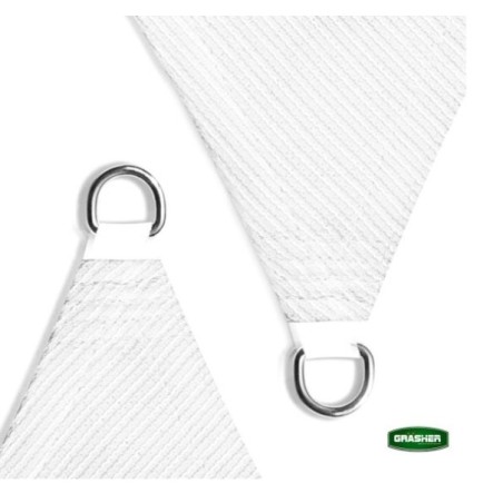 Πανί Σκίασης Τετράγωνο GRASHER 180gr/m² Λευκό 5x5m