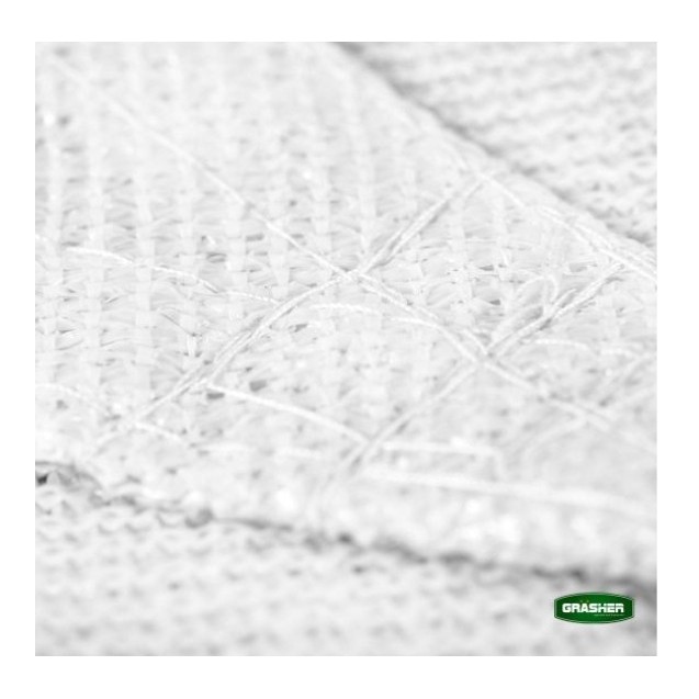 Πανί Σκίασης Τετράγωνο GRASHER 180gr/m² με Κρίκους Λευκό 3