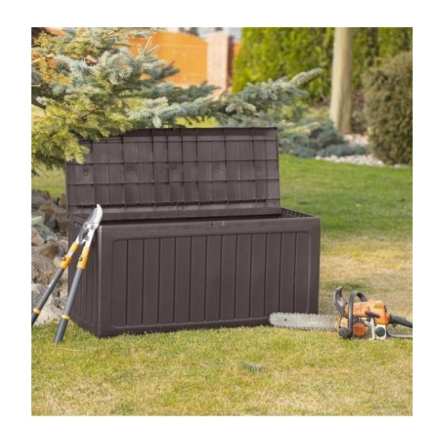 Μπαούλο Αποθήκευσης Κήπου 280lt PROSPERPLAST Woodebox 116x43,80x55Yc