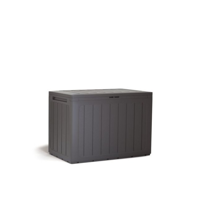 Μπαούλο αποθήκευσης κήπου 190lit PROSPERPLAST Woodebox 78x43,3x55Y c