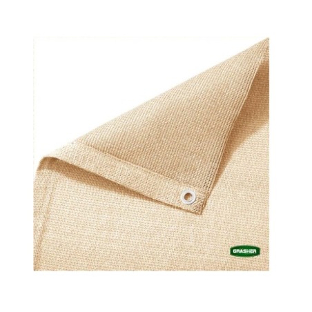 Διαχωριστικό Δίχτυ Μπαλκονιού 160gr/m² - 1,50x6m GRASHER Με Κρίκους, εκρού – Δημιουργεί αίσθηση πολυτέλειας χωρίς κόπο | iroots.