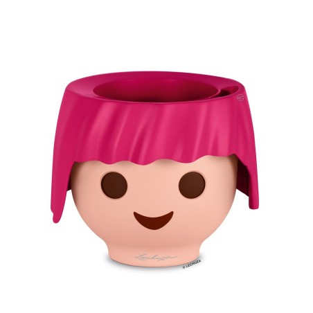 Γλάστρα πλαστική LECHUZA-OJO 21cm διάμετρος και 16cm ύψος ροζ φούξια – Προσφέρει μοναδική αισθητική | iroots.gr