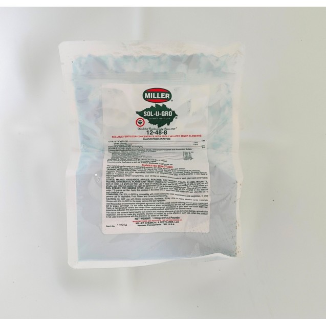 Sol-U-Gro 12-48-8 1kg Miller | Φωσφορικό Λίπασμα Ριζοβολίας