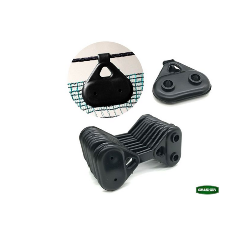 Κλίπς Πλαστικά Τρίγωνα Μαύρα για Δίχτυα Σκίασης GRASHER – Δίνει premium χαρακτήρα στο περιβάλλον | iroots.gr