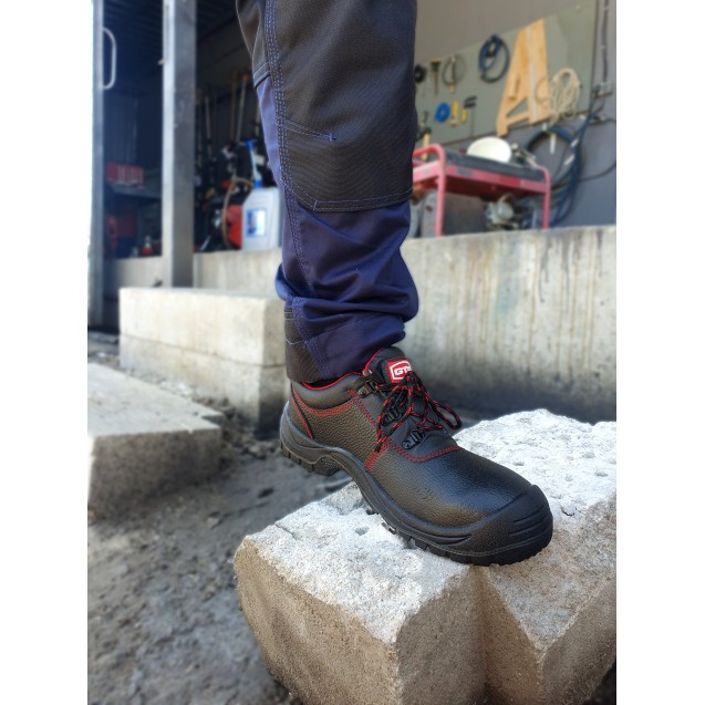 Παπούτσι δερμάτινο χωρίς προστασία Ν-44 O2 SRC μαύρο BWL102 – Δίνει premium χαρακτήρα στο περιβάλλον | iroots.gr