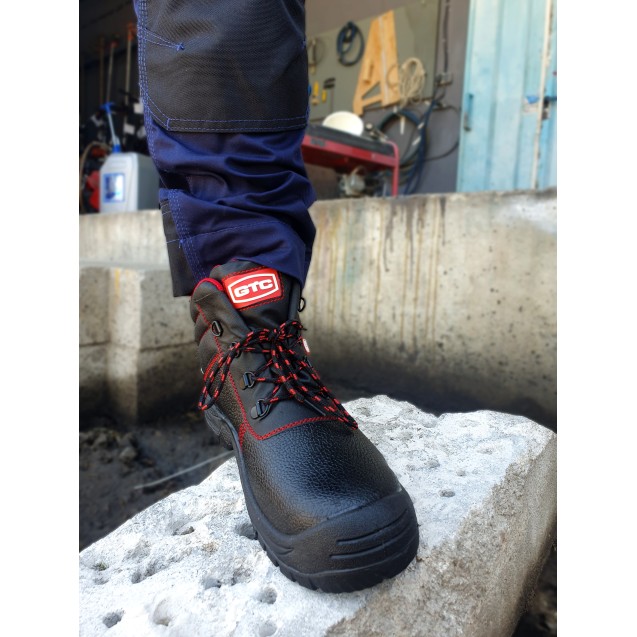 Μποτάκι δερμάτινο S3 αδιάβροχο μαύρο Νο.43 BSH102 – Ταιριάζει σε κάθε μοντέρνο ή επαγγελματικό χώρο | iroots.gr