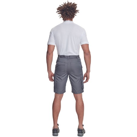 Βερμούδα εργασίας Gijon γκρι 65%poly-35%cott, 195 g/m² No 46/S – Δημιουργεί αίσθηση πολυτέλειας χωρίς κόπο | iroots.gr