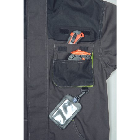 ΜΠΟΥΦΑΝ ΕΡΓΑΣΙΑΣ GREENDALE ΑΝΘΡΑΚΙ/ΛΑΙΜ 65%poly-35%cott, 270 g/m² No 52/L