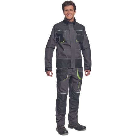 ΜΠΟΥΦΑΝ ΕΡΓΑΣΙΑΣ GREENDALE ΑΝΘΡΑΚΙ/ΛΑΙΜ 65%poly-35%cott, 270 g/m² No 58/XL – Δημιουργεί αίσθηση πολυτέλειας χωρίς κόπο | iroots.