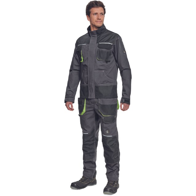 ΜΠΟΥΦΑΝ ΕΡΓΑΣΙΑΣ GREENDALE ΑΝΘΡΑΚΙ/ΛΑΙΜ 65%poly-35%cott, 270 g/m² No 58/XL – Δημιουργεί αίσθηση πολυτέλειας χωρίς κόπο | iroots.