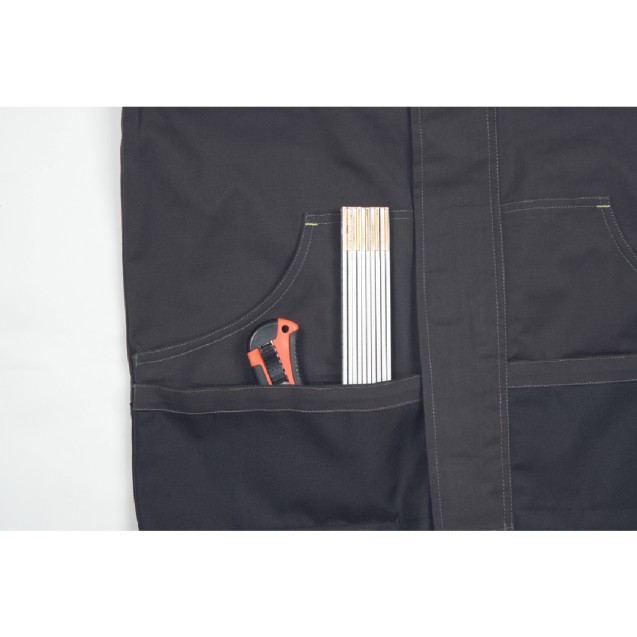 ΜΠΟΥΦΑΝ ΕΡΓΑΣΙΑΣ GREENDALE ΑΝΘΡΑΚΙ/ΛΑΙΜ 65%poly-35%cott, 270 g/m² No 58/XL – Δημιουργεί αίσθηση πολυτέλειας χωρίς κόπο | iroots.