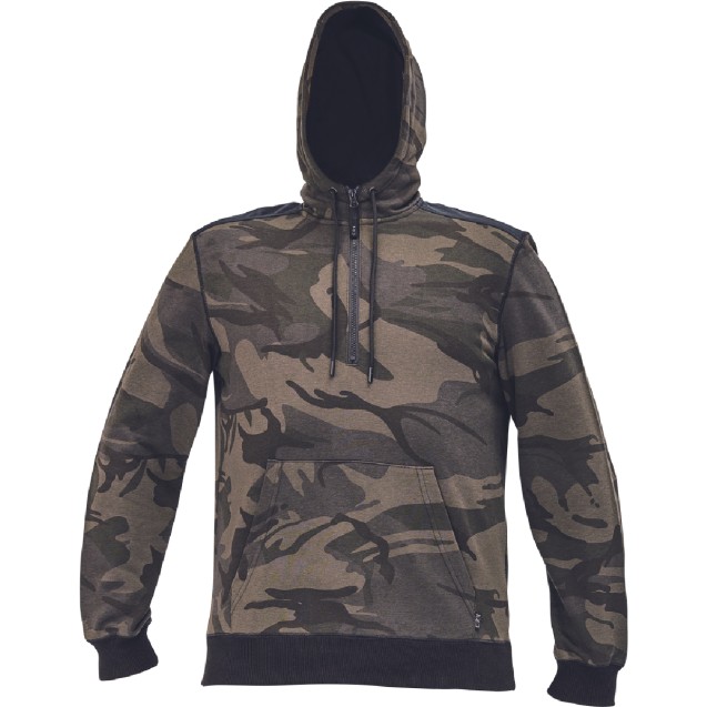 ΜΠΛΟΥΖΑ ΦΟΥΤΕΡ ΜΕ ΚΟΥΚΟΥΛΑ-HOODIE CRAMBE ΚΑΜΟΥΦΛΑΖ 65%poly-35%cott, 340 g/m² M – Δημιουργεί αίσθηση πολυτέλειας χωρίς κόπο | iro