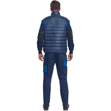 Γιλέκο εργασίας Max neo light σκούρο μπλε 100%POLY, 200g/m² M – Δίνει premium χαρακτήρα στο περιβάλλον | iroots.gr