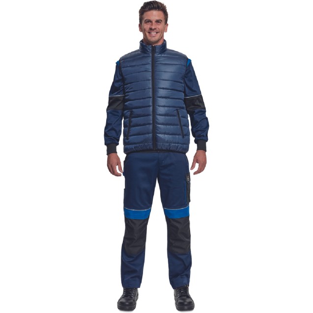 Γιλέκο εργασίας Max neo light σκούρο μπλε 100%POLY, 200g/m² M – Δίνει premium χαρακτήρα στο περιβάλλον | iroots.gr