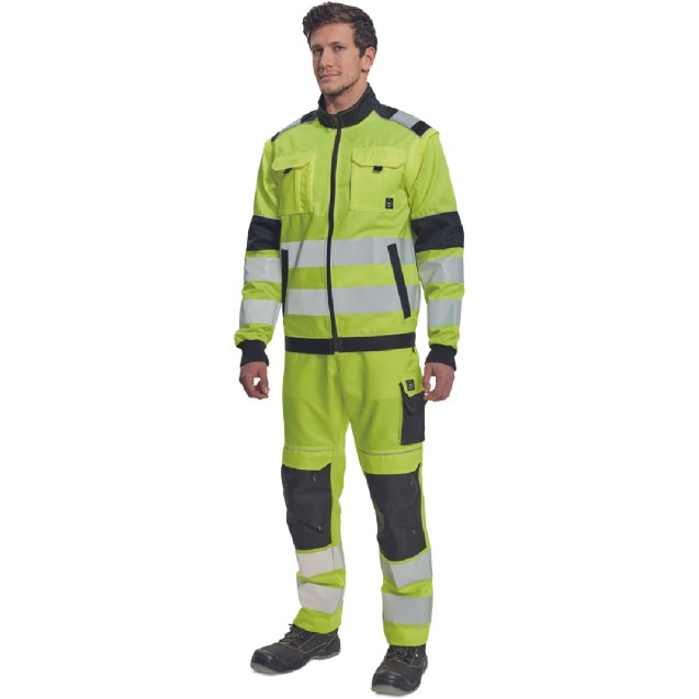 ΜΠΟΥΦΑΝ ΕΡΓΑΣΙΑΣ MAX VIVO 2σε1 ΚΙΤΡΙΝΟ ΥΨΗΛΗΣ ΕΥΚΡΙΝΕΙΑΣ 65%poly-35%cott, 250 g/m² No 52/L – Προσφέρει μοναδική αισθητική | iroo