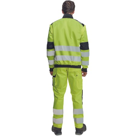 ΜΠΟΥΦΑΝ ΕΡΓΑΣΙΑΣ MAX VIVO 2σε1 ΚΙΤΡΙΝΟ ΥΨΗΛΗΣ ΕΥΚΡΙΝΕΙΑΣ 65%poly-35%cott, 250 g/m² No 52/L – Προσφέρει μοναδική αισθητική | iroo