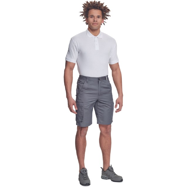 Βερμούδα εργασίας Gijon γκρι 65%poly-35%cott, 195 g/m² No 60/2XL – Προσφέρει μοναδική αισθητική | iroots.gr