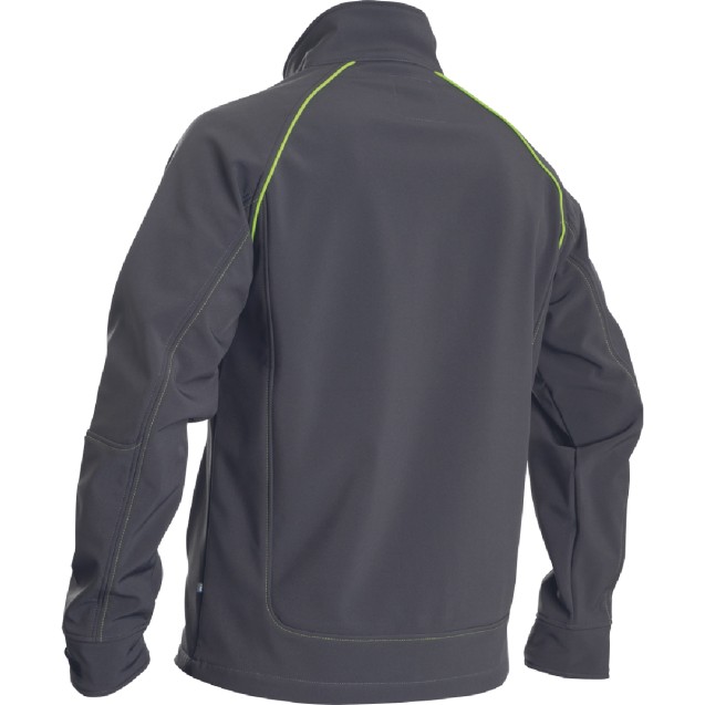 ΜΠΟΥΦΑΝ SOFTSHELL ΕΡΓΑΣΙΑΣ ΑΔΙΑΒΡΟΧΟ GREENDALE ΑΝΘΡΑΚΙ/ΛΑΙΜ 94%poly-6%elast, 320 g/m² 3XL