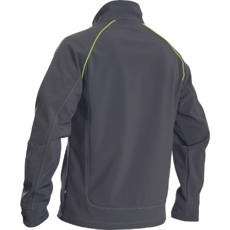 ΜΠΟΥΦΑΝ SOFTSHELL ΕΡΓΑΣΙΑΣ ΑΔΙΑΒΡΟΧΟ GREENDALE ΑΝΘΡΑΚΙ/ΛΑΙΜ 94%poly-6%elast, 320 g/m² 3XL
