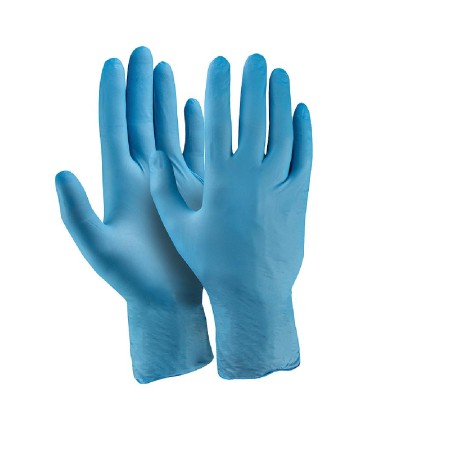 Γάντια μιας χρήσης nitrile μπλε Dext 7/S (κουτί των 100τεμ.) D3607