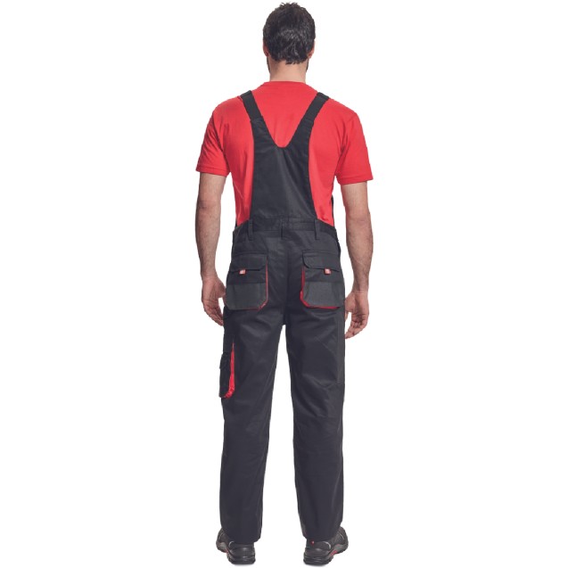 ΦΟΡΜΑ ΕΡΓΑΣΙΑΣ ΜΕ ΤΙΡΑΝΤΕΣ FF HANS ΜΑΥΡΟ/ΑΝΘΡΑΚΙ 100% cotton, 235 g/m² No 48/M – Ταιριάζει σε κάθε μοντέρνο ή επαγγελματικό χώρο