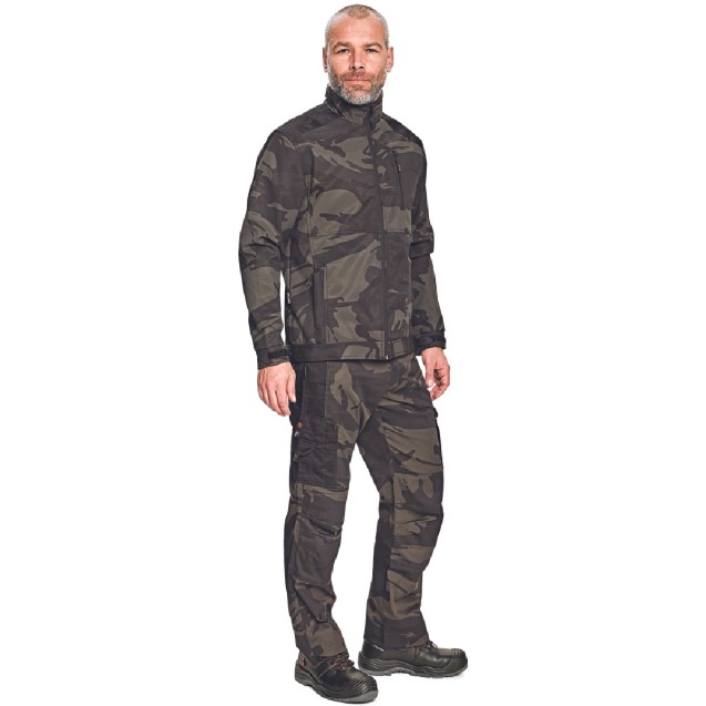 ΜΠΟΥΦΑΝ SOFTSHELL ΕΡΓΑΣΙΑΣ ΑΔΙΑΒΡΟΧΟ CRAMBE ΚΑΜΟΥΦΛΑΖ/ΠΑΡΑΛΛΑΓΗΣ 100%poly, 300g/m² 3XL
