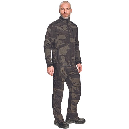 ΜΠΟΥΦΑΝ SOFTSHELL ΕΡΓΑΣΙΑΣ ΑΔΙΑΒΡΟΧΟ CRAMBE ΚΑΜΟΥΦΛΑΖ/ΠΑΡΑΛΛΑΓΗΣ 100%poly, 300g/m² 3XL