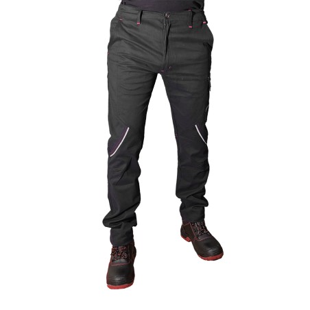 GTC Παντελόνι Εργασίας Theseus Stretch με ελαστίνη Μαύρο No.L – Ταιριάζει σε κάθε μοντέρνο ή επαγγελματικό χώρο | iroots.gr