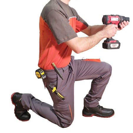 GTC Παντελόνι Εργασίας Hercules Γκρι Νο.M – Αναβαθμίζει άμεσα τον χώρο σου | iroots.gr