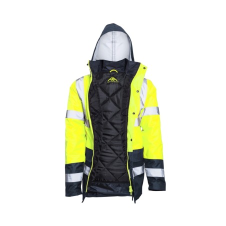 Μπουφάν εργασίας Neon ανακλαστικό κίτρινο-μπλε XL HVNEOYXL – Δημιουργεί αίσθηση πολυτέλειας χωρίς κόπο | iroots.gr