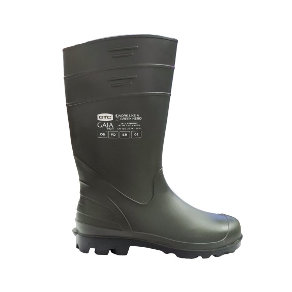 GTC Μπότες γονάτου Gaia PVC πράσινες No39 – Προσφέρει μοναδική αισθητική | iroots.gr