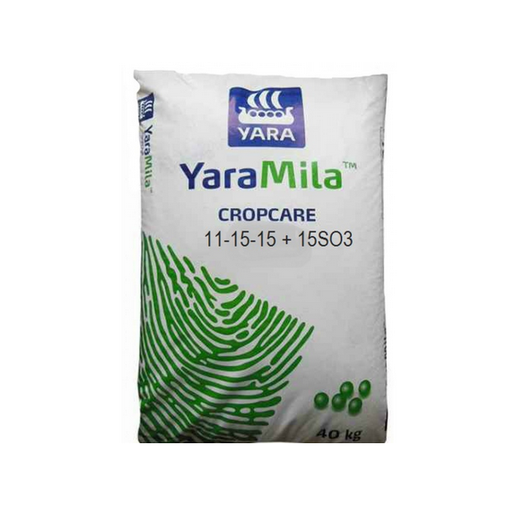 Λίπασμα YaraMila Cropcare 11-15-15 + 15 SO3 25kg Yara Λιπάσματα Κοκκώδη