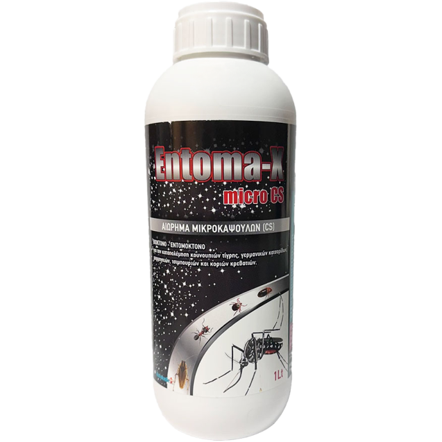 ENTOMA-X MICRO CS 1lt – Επαγγελματικό Εντομοκτόνο Μακράς Δράσης σε Μικροκάψουλα Dominate+PLUS Εντομοκτόνα- Κατσαριδοκτόνα - Gel