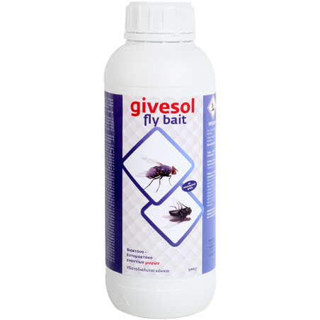 GIVESOL FLY BAIT 500gr – Επαγγελματικό Δόλωμα Μυγών Μεγάλης Απόδοσης Dominate+PLUS Εντομοκτόνα- Κατσαριδοκτόνα - Gel
