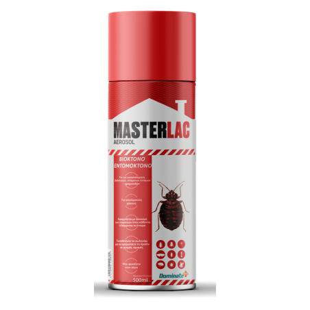 MASTERLAC BED-BUG 500ml – Ειδικό Σπρέι Κατά Κοριών & Ακάρεων Dominate+PLUS Εντομοκτόνα- Κατσαριδοκτόνα - Gel