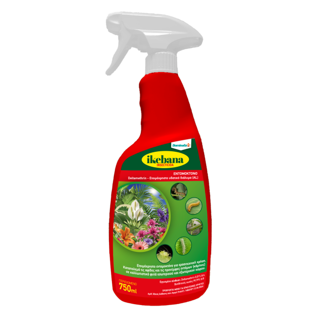 IKEBANA INSECTICIDA 750ml – Εντομοκτόνο Spray Γενικής Χρήσης Dominate+PLUS Εντομοκτόνα- Κατσαριδοκτόνα - Gel
