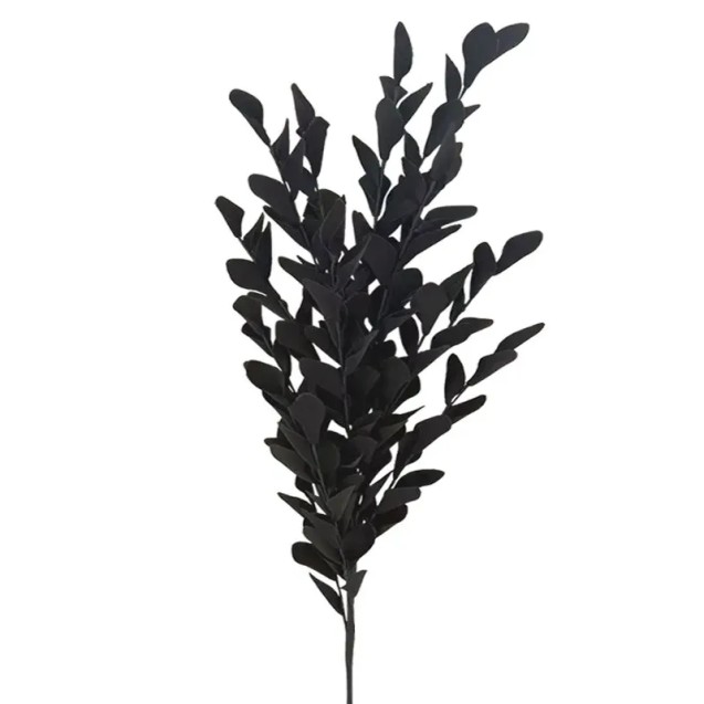 ΚΛΑΔΙ FOAM ΦΥΛΛΑ ΧΩΝΑΚΙΑ ΜΑΥΡΟ - Φ30x110cm 6/36ΚΙΒ