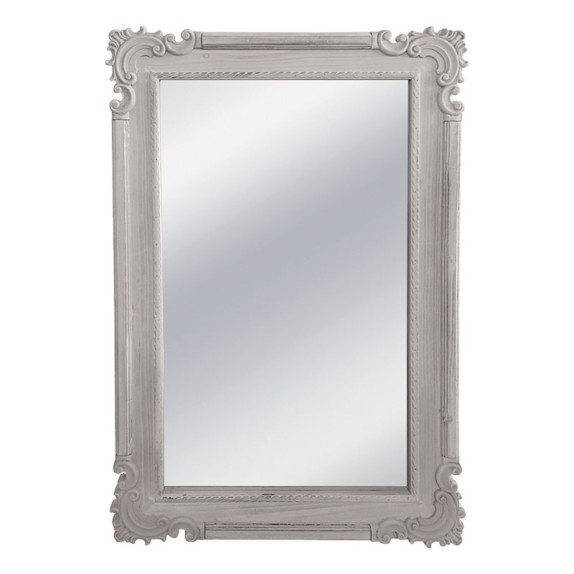 ΞΥΛΙΝΟΣ ΚΑΘΡΕΦΤΗΣ ΠΑΛΑΙΩΜΕΝΟ ΕΚΡΟΥ - 60x3.5x90cm 4/ΚΙΒ