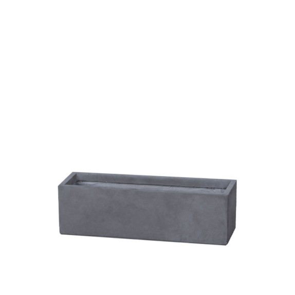 ΖΑΡΝΤΙΝΙΕΡΑ-ΚΑΣΠΩ ΓΚΡΙ SMALL FIBERCLAY ΟΡΘΟΓΩΝΙΟ - 60x19x19cm
