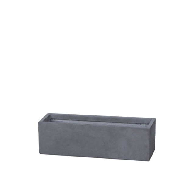 ΖΑΡΝΤΙΝΙΕΡΑ-ΚΑΣΠΩ ΓΚΡΙ SMALL FIBERCLAY ΟΡΘΟΓΩΝΙΟ - 60x19x19cm