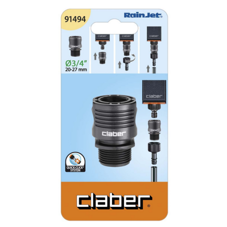 Λάστιχο Ποτίσματος Claber 3/4 3/4″ Claber 91494