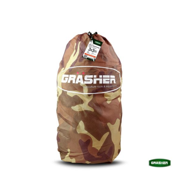 Δίχτυ Σκίασης Παραλλαγής GRASHER 180gr/m² 90% Σκίαση Γκρι