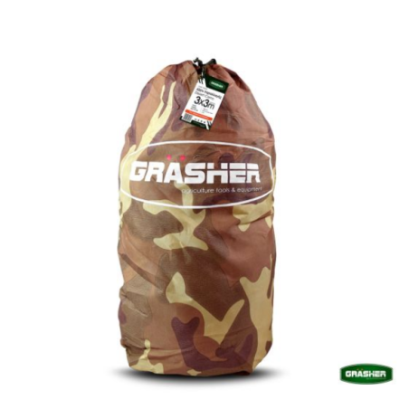 Δίχτυ Σκίασης Παραλλαγής GRASHER 180gr/m² 90% Σκίαση Γκρι